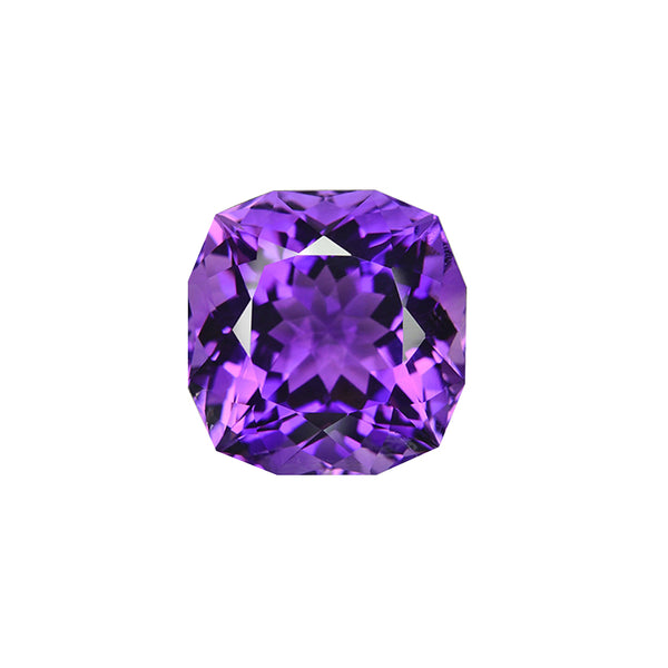 15.62Ct Natural amethyst gemstone purple color loose stone custom cut bolivia WB Gem  AMA07 amethyst stone