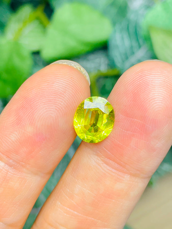 2.88Ct Natural Chrysoberyl gemstone Super Neon color vivid germany cut gemstone WB Gems  CHA23