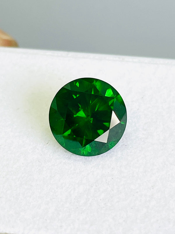Rare collection 5.21Ct Natural russia urals demantoid garnet gemstone loose stone clean1st vivid green color by partner of WB Gem  DMRG21