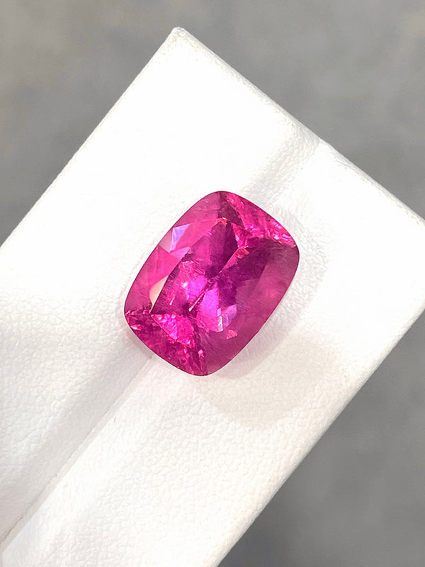 10.1ct Natural rubellite tourmaline gemstone loose stone special neon red color afghanistan by partner of WB Gem TMG06