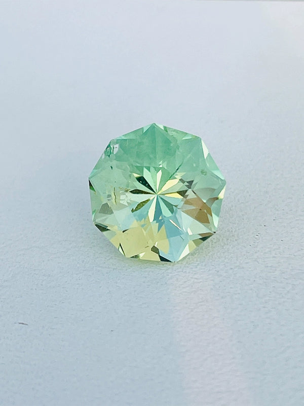 6.23ct Natural afghanistan tourmaline gemstone loose stone mint green beauty precision custom cutting WB Gem TMA59