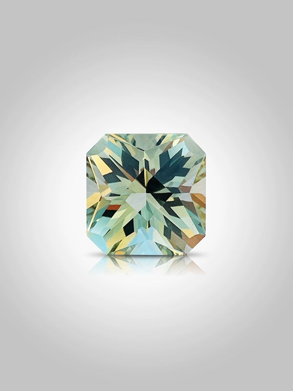 9.48 Ct mater precision cut Natural green quartz gemstone loose stone green amethyst  WB Gem GQA01