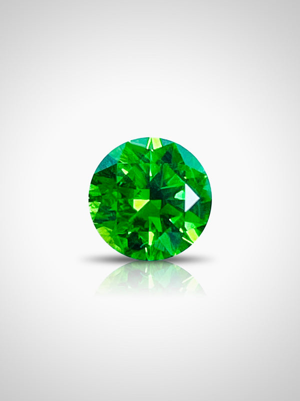 1.05 Ct Natural russia urals demantoid garnet gemstone loose stone clean1st vivid green color by partner of WB Gem DMRG34