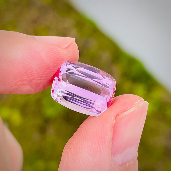 GIA certificated 9.65 Carat Natural untreatment Imperial Topaz gemstone loose stone rare pink color brazil WB Gems IMA05