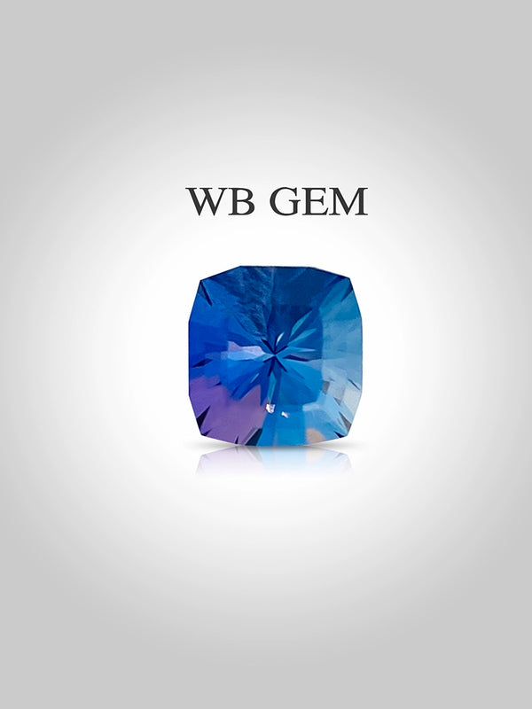 2.52ct precision cutting natural tanzanite Unheated zoisite loose stone gemstone perfect design by WB Gems TZA103