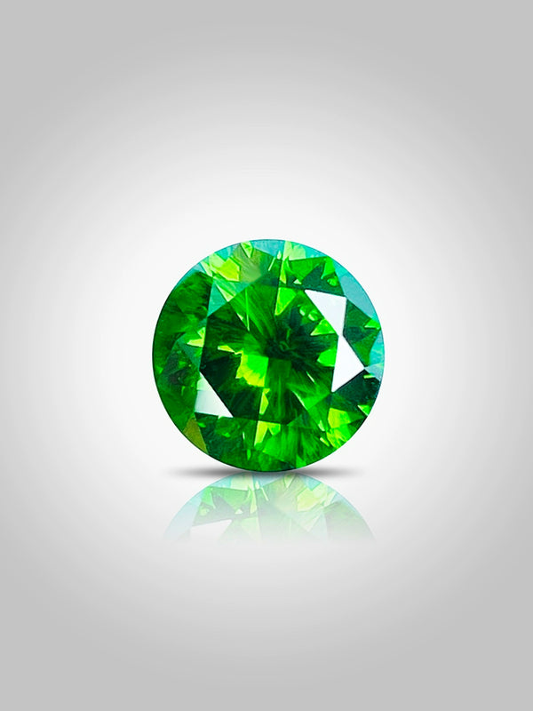 Collection 3.56ct Natural russia urals demantoid garnet gemstone loose stone clean1st vivid green color by partner of WB Gem  DMRG33