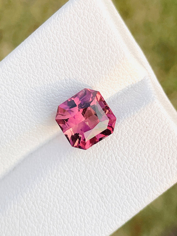 4.02ct Natural Afghanistan tourmaline gemstone loose stone pink custom precision cut WB Gem TMA27