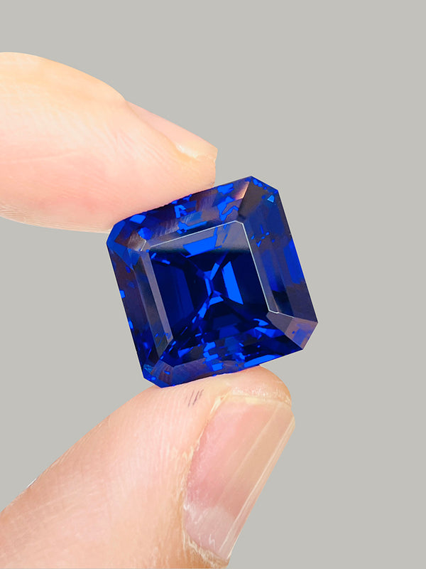 collection 47.3Ct Natural tanzanite Dblock color gemstone loose stone clean and assher cut by partner of WB Gem  TZG01