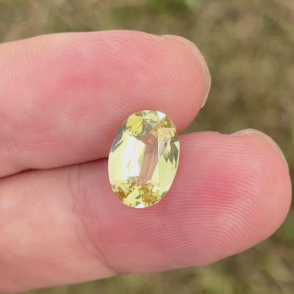 3.32Ct Natural Chrysoberyl Customized  vibrant neon color gemstone loose stone germany cut WB Gems CHA22