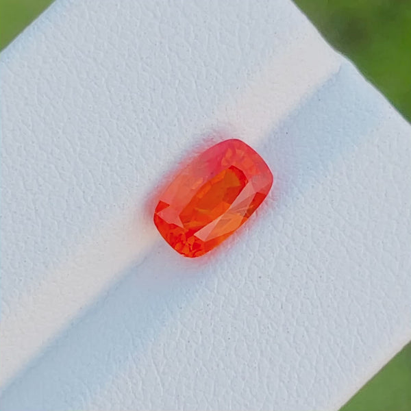 2.13Ct Natural fanta garnet spessartine gemstone Nigeria special imprial color loose stone precision cut WB Gem SAA04