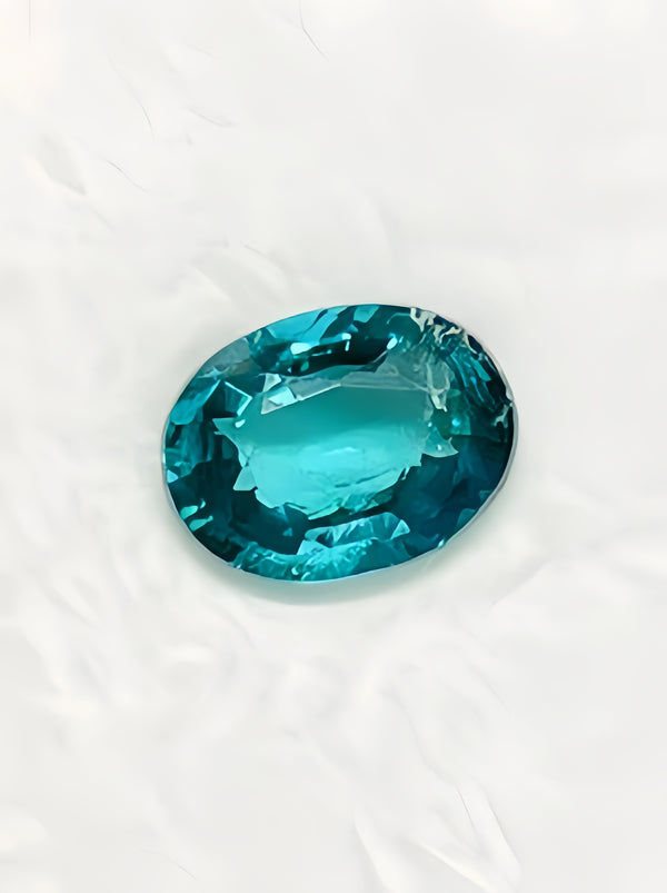 Natural No oil Emerald Zambia Gemstone Vivid green Color Sparkling Emerald GUILD Certificate  0.58 Ct ~ WB Gems~EMA05
