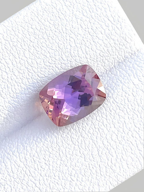 Natural Unheated Tanzanite Zoisite Gemstone Fine Cut Purple Pink Color  Jewelry design 3.17 Carats ICA Certificate WB Gems TZA08