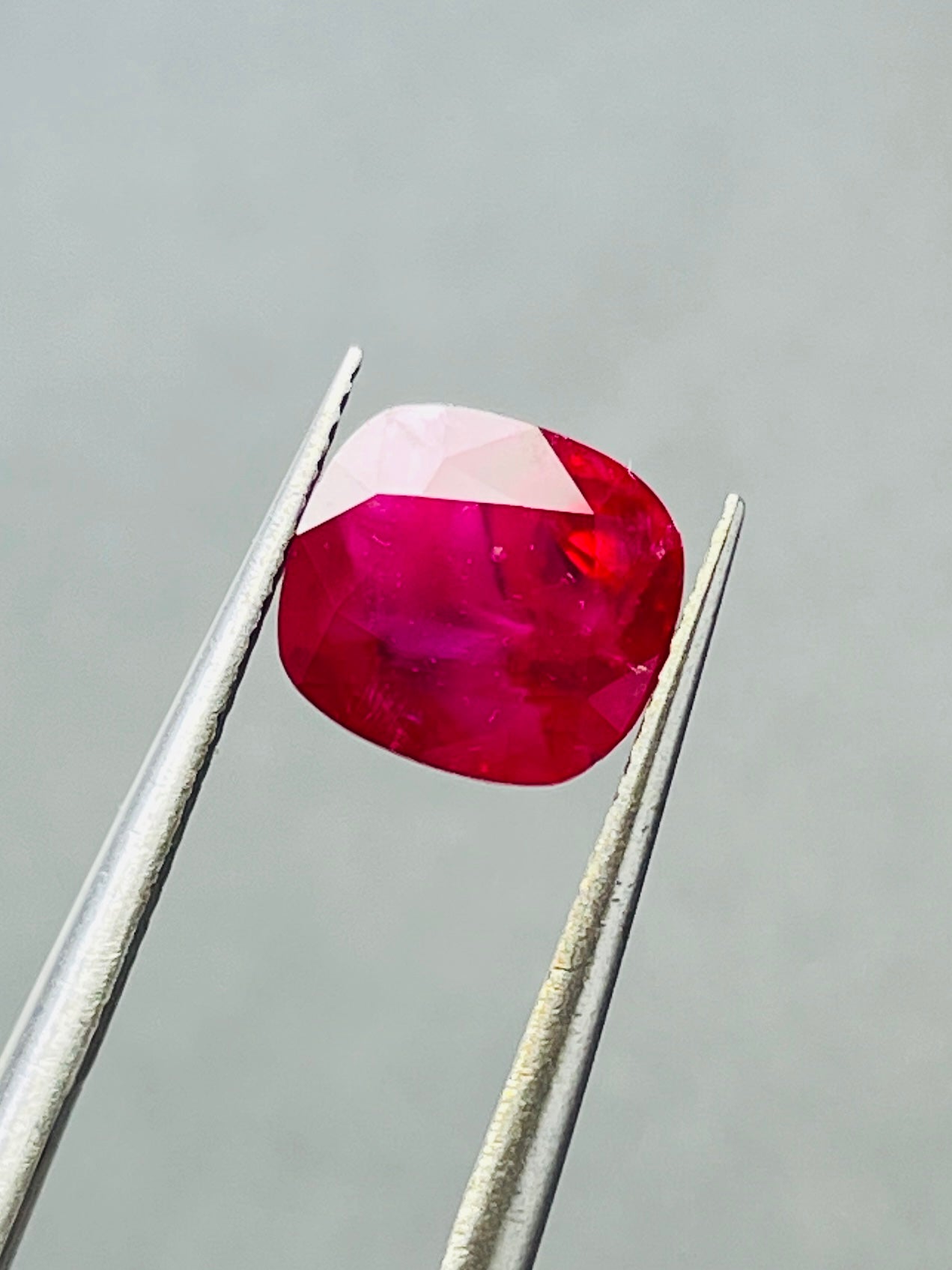 3.06 Carat GRS Certified Unheated Burma Ruby Natural Burmese Gemstone ...