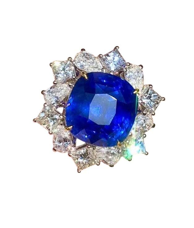 GRS & Gubelin Certified 18ct Royal Blue Sapphire – Sri Lankan Gemstone
