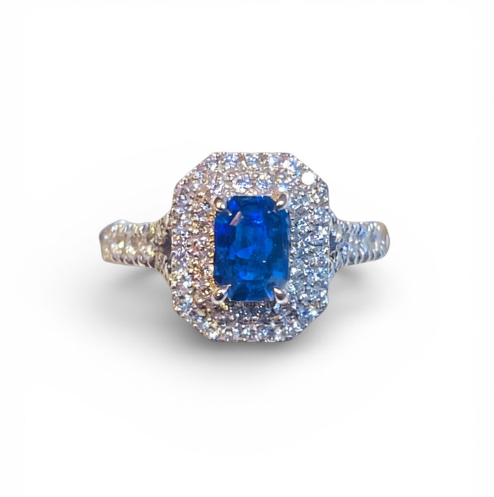 GIA Certificate 2.15ct Natural No heat Kashmir sapphire unheated blue ...