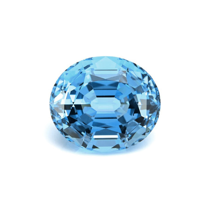 Magnificent 66.41ct Natural Imperial Topaz | Oval Blue Gem from Brazil