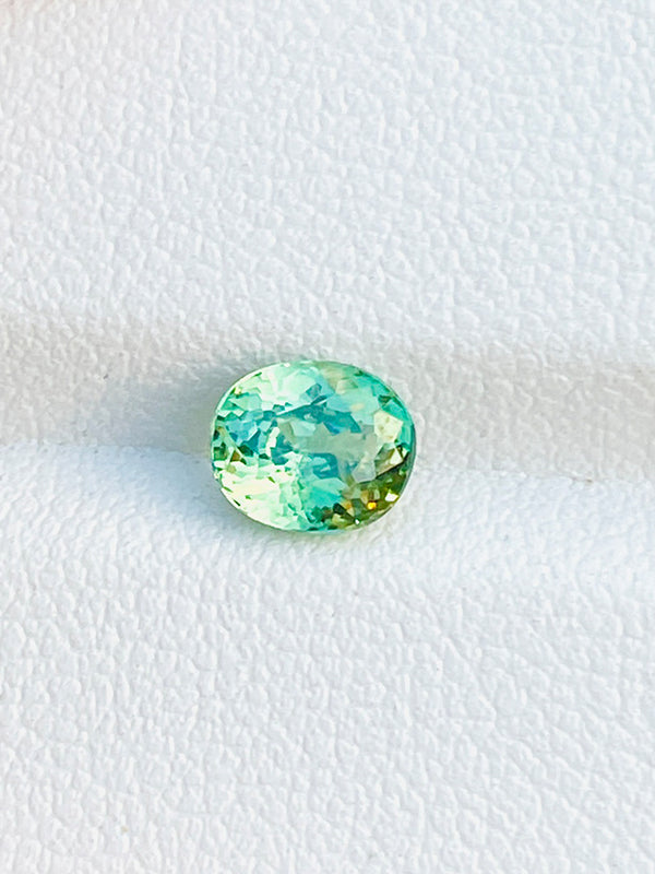 1.14 克拉天然浓绿榴石宝石裸石绿色精细钻石切割纳米比亚 WB 宝石 DMNA02 浓绿榴石石榴石价格浓绿榴石戒指
