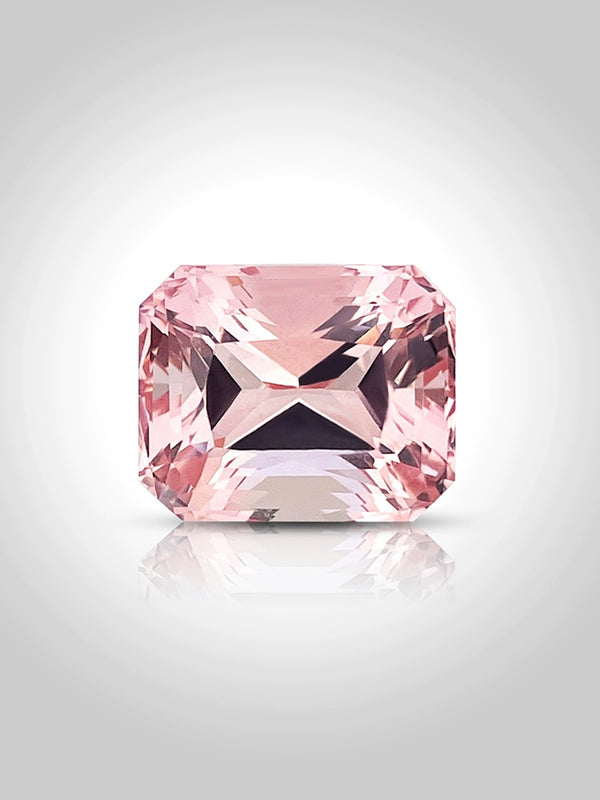 9.04 Ct Natural Morganite gemstone loose stone pink color precision cut loop clean brazil WB Gem MGA09