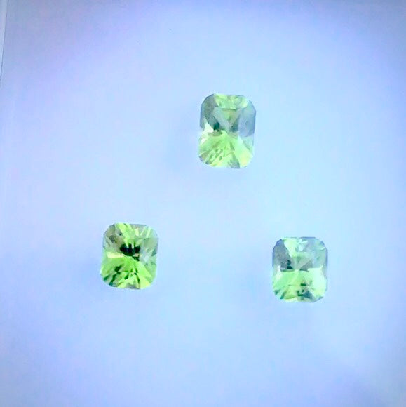 5.3ct Natural peridot gemstone green color loose stone precision cut afghanistan WB Gem F43