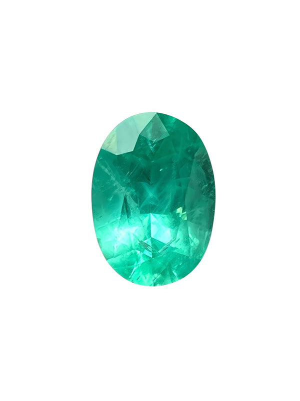 7.31 Carat Oval Natural Emerald