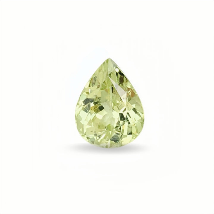  Yellow 1.85ct Pear-Shaped Chrysoberyl  Tear Drop Shape