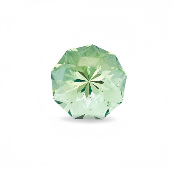 6.23ct Natural afghanistan tourmaline gemstone loose stone mint green beauty precision custom cutting WB Gem TMA59