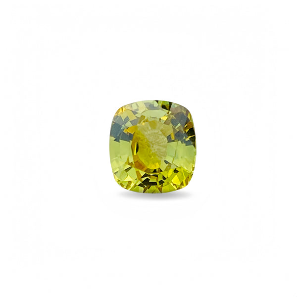 Natural  5.28Ct Chrysoberyl vivid yellow color gemstone srilanka WB Gems CHA09
