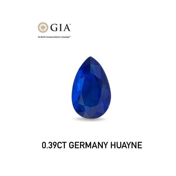 GIA Certificate 0.39 Ct Natural hauyne Germany Gemstone Vivid blue Color Advanced fine cut  ~WB Gems ~HYA02