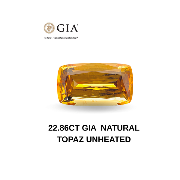 GIA certificated 22.86ct Natural Imperial Topaz Collection gemstone precision Cut imperial vivid Colored WB Gems IMA06  imperial topaz