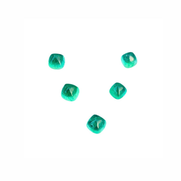 6.57ct/5 Guild Certified Natural Panjshir Emerald Vivid Green Color EMF13