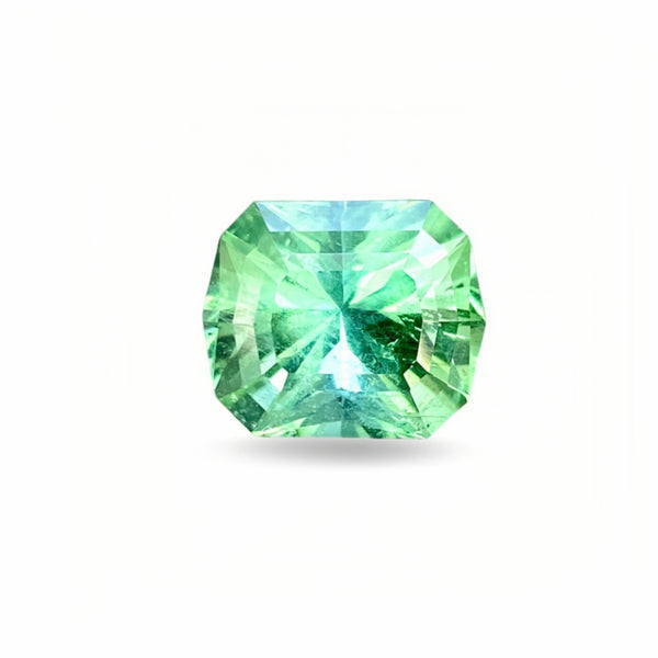 6.21ct Natural neon green tourmaline gemstone loose stone afghan beauty precision cutting WB Gem TMA15