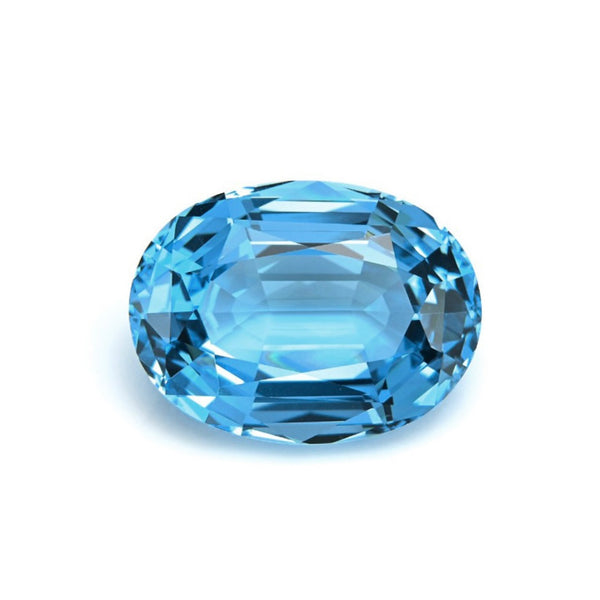 65.38ct Natural topaz Blue color Oval shape Brazil Gemstone Collection Size Wbgem TPA01