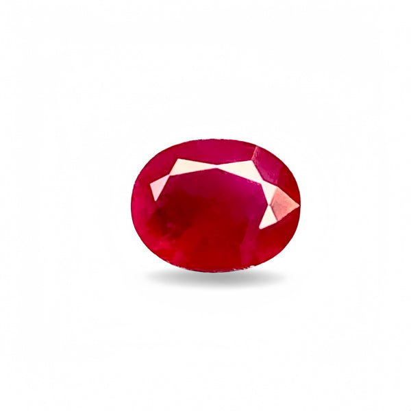 4.18ct GRS Certificate Unheated No heat Ruby Burma Red Color Gemstone Wbgem RMA108