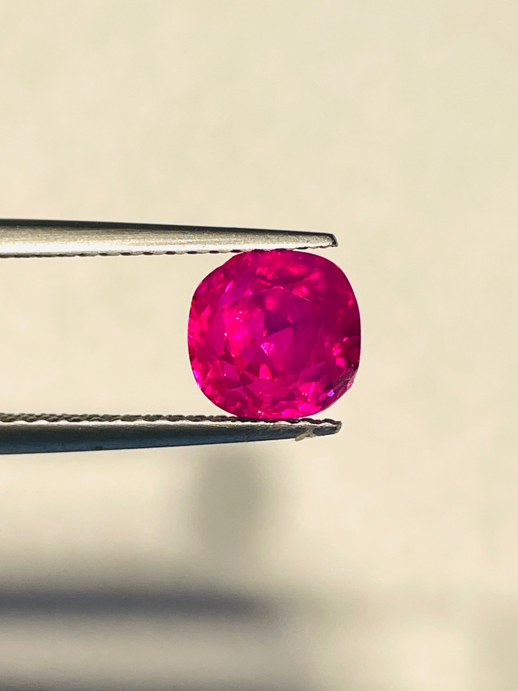 GRS 5.05ct eye clean unheated Burma ruby full luster transparent colle ...